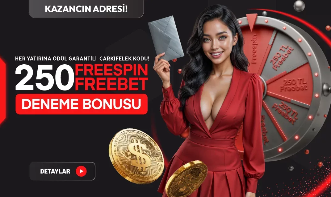 Yeni üyelerimize özel 250 ₺ freebet yada 250 freespin