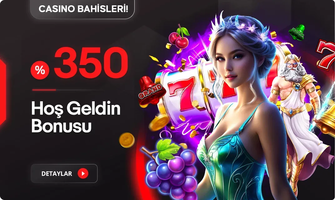 % 350 casino hoşgeldin bonusu