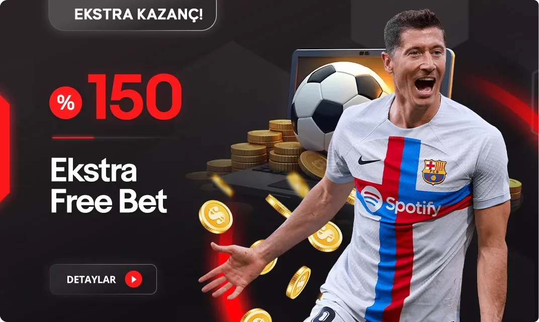 %150 ekstra free bet