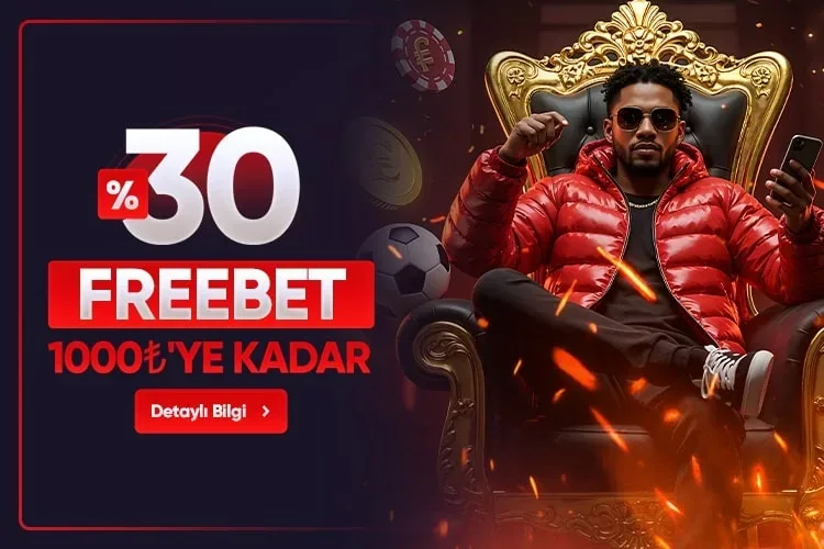 %30 freebet bonusu