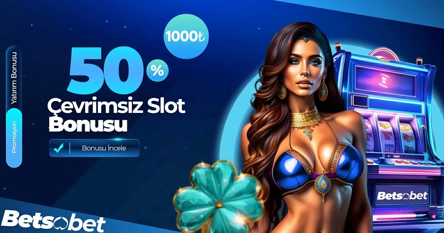 %50 1000 tl çevrimsiz slot bonusu