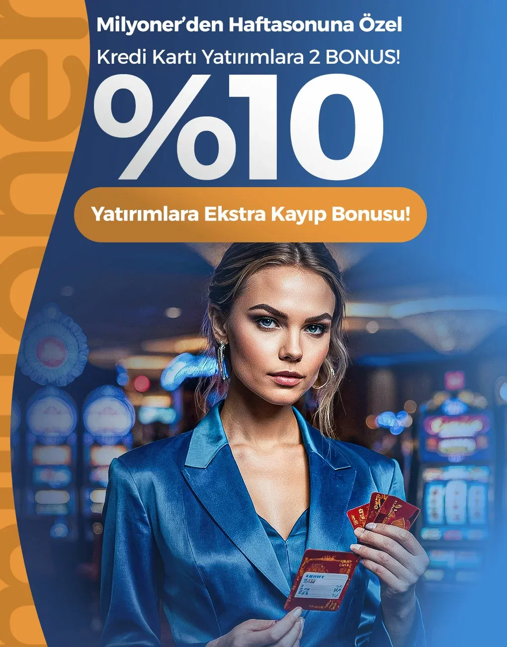 Hafta sonu kredi kartı yatırımlarınıza ekstra %10 kayıp bonusu