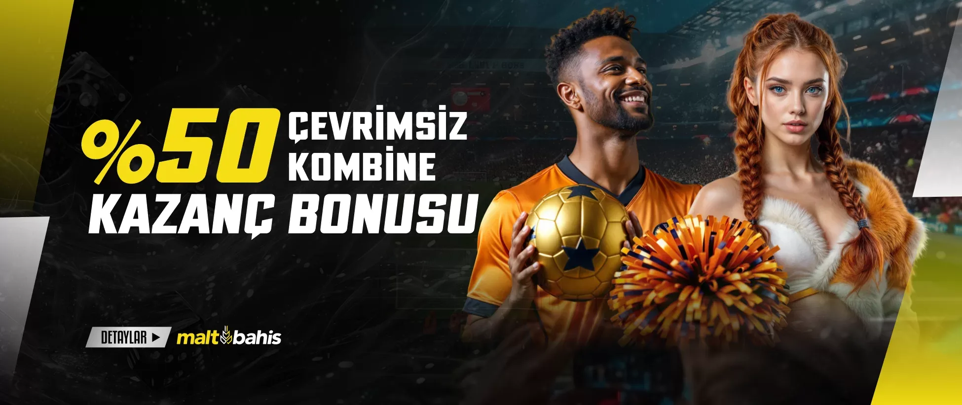 Çevrımsız %50 kombıne kazanç bonusu