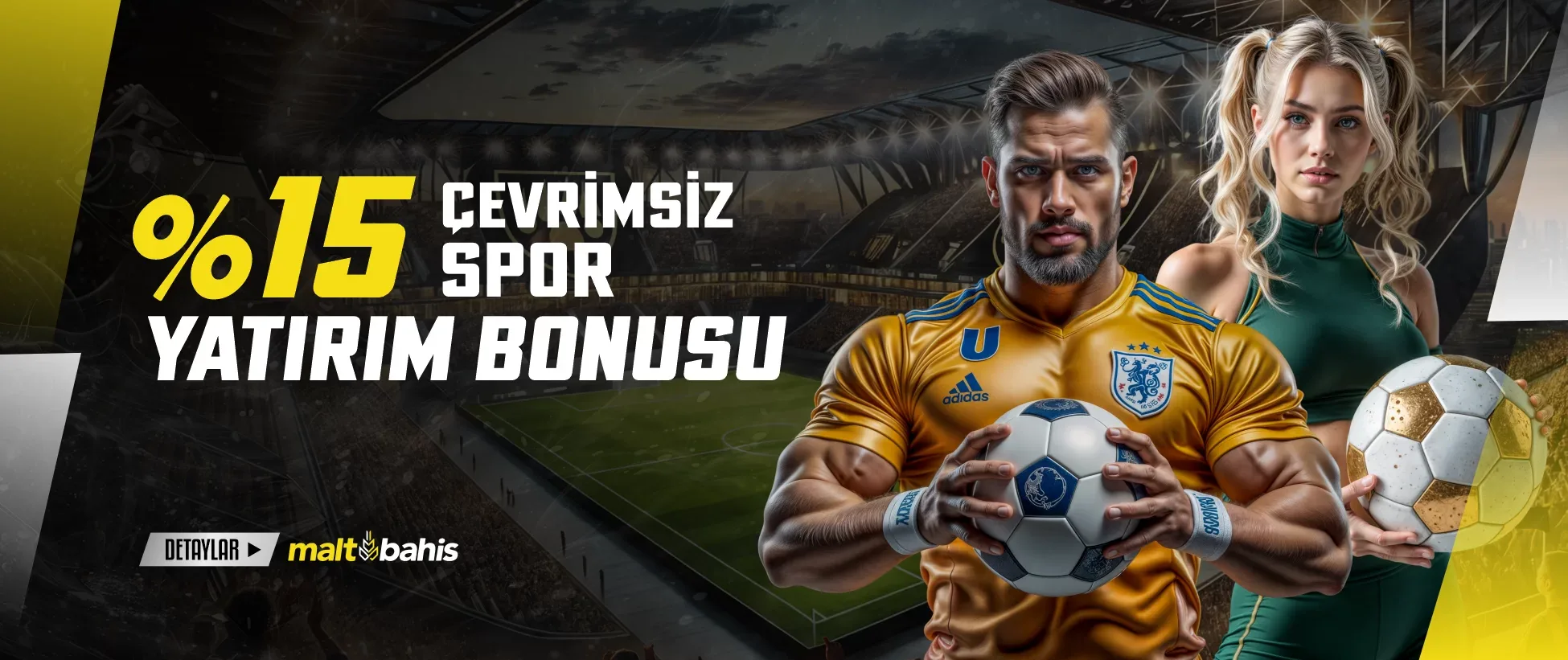 %15 çevrımsız spor yatırım bonusu