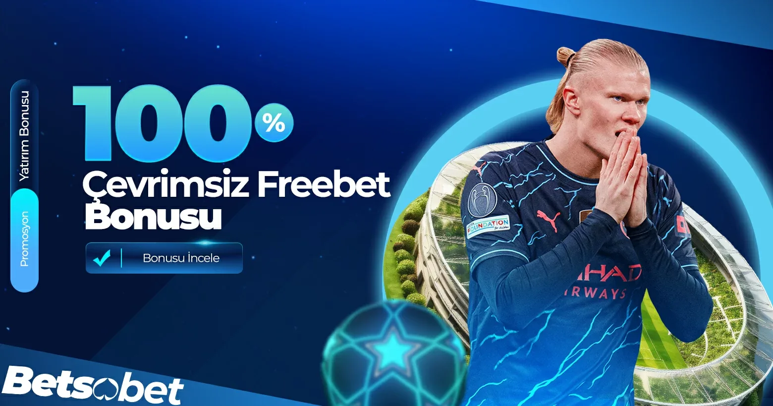 %100 çevrımsız freebet