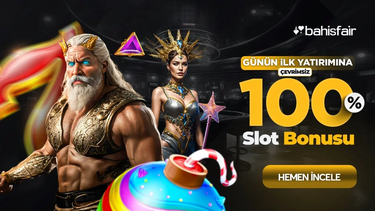Günün ilk yatırımına %100 çevrımsız slot bonusu !