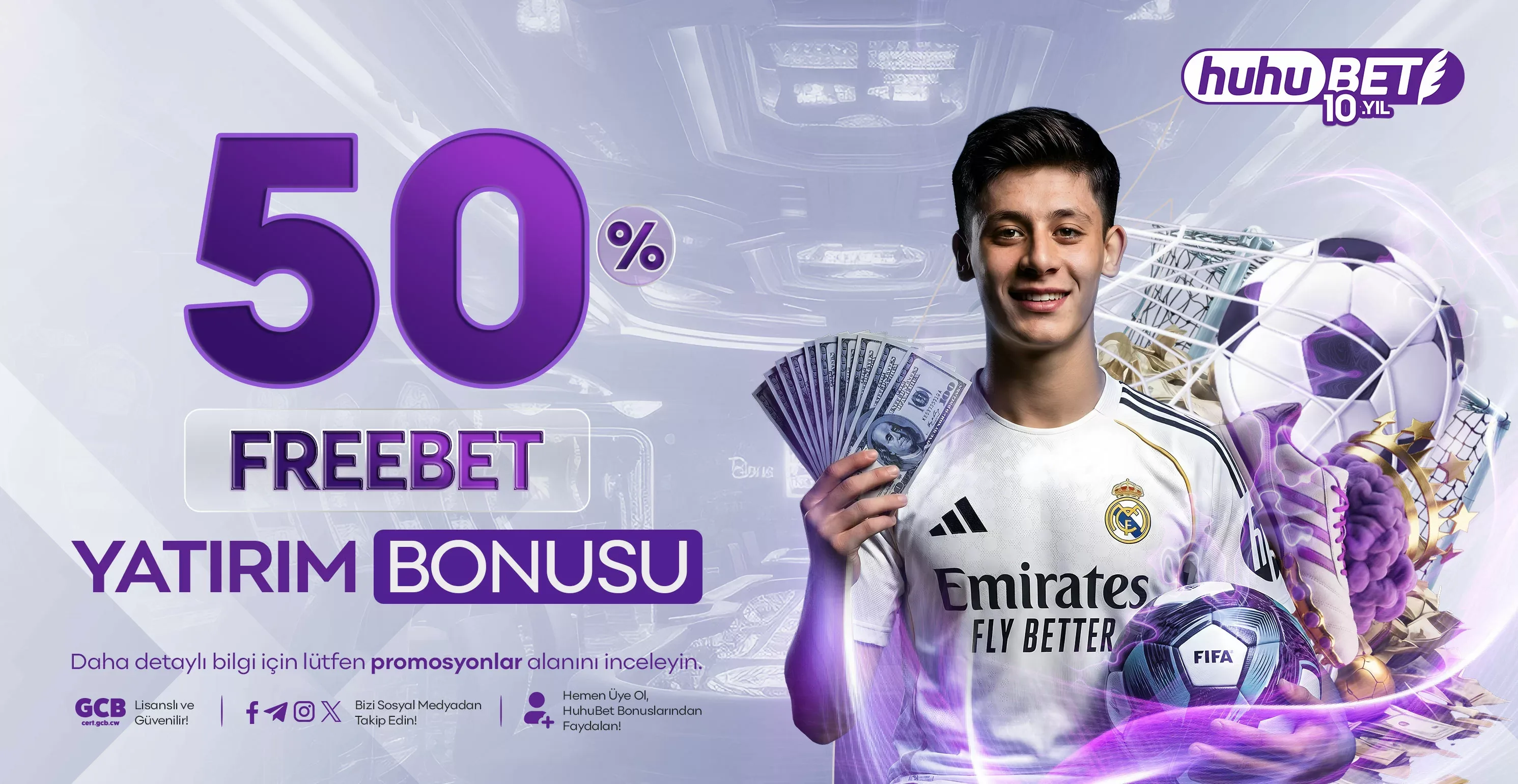 Spor keyfını %50 freebet bonusuyla çıfte katla!