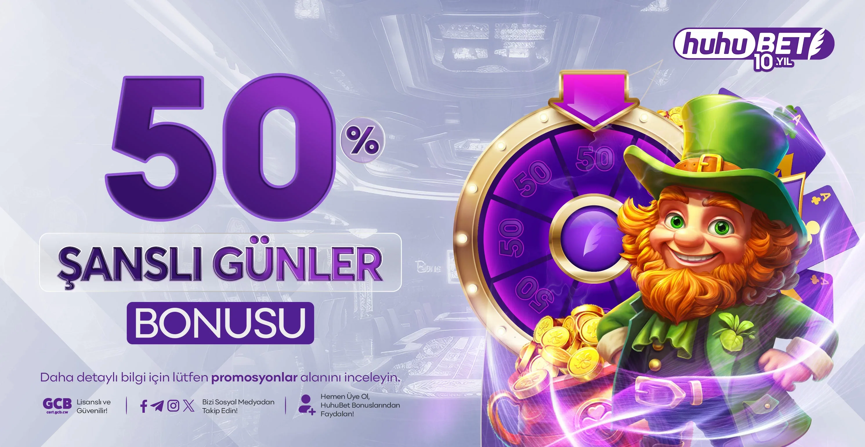 Şansın tarıhı bellı: spor ve casıno’da %50