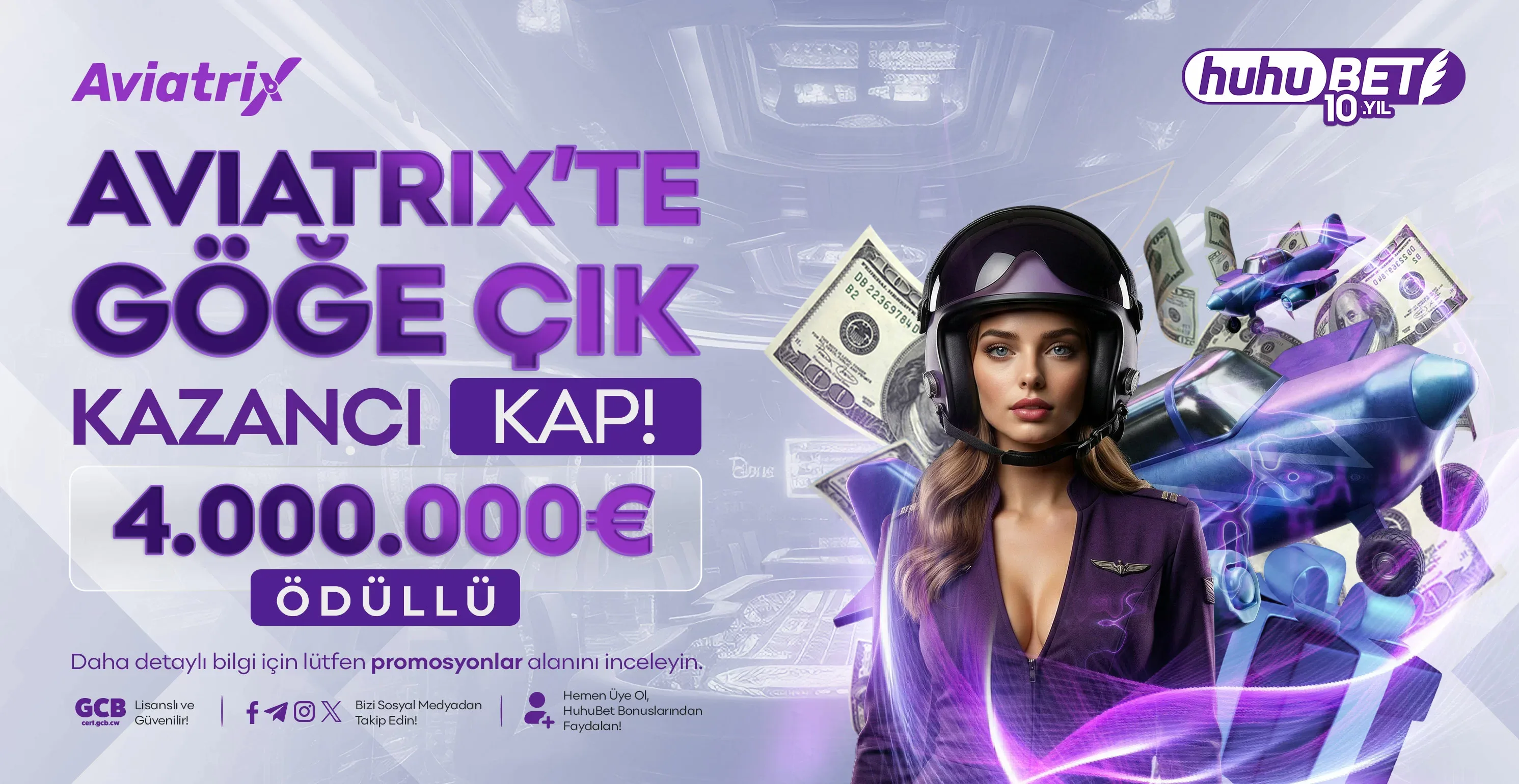 Avıatrıx’te göğe çık, kazancı kap!