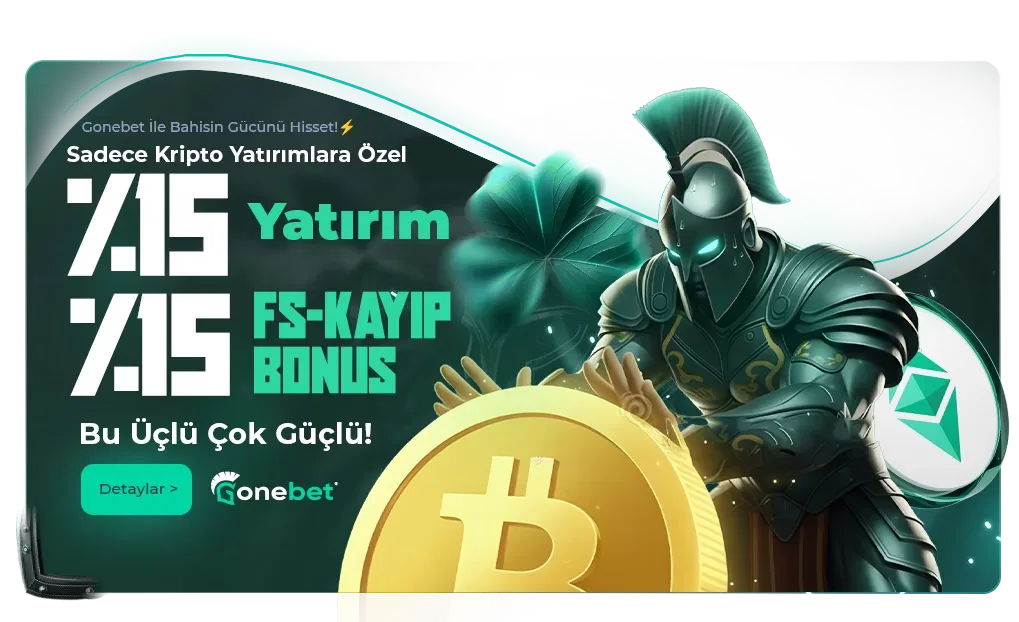 1 yatırıma 3 adet bonus !