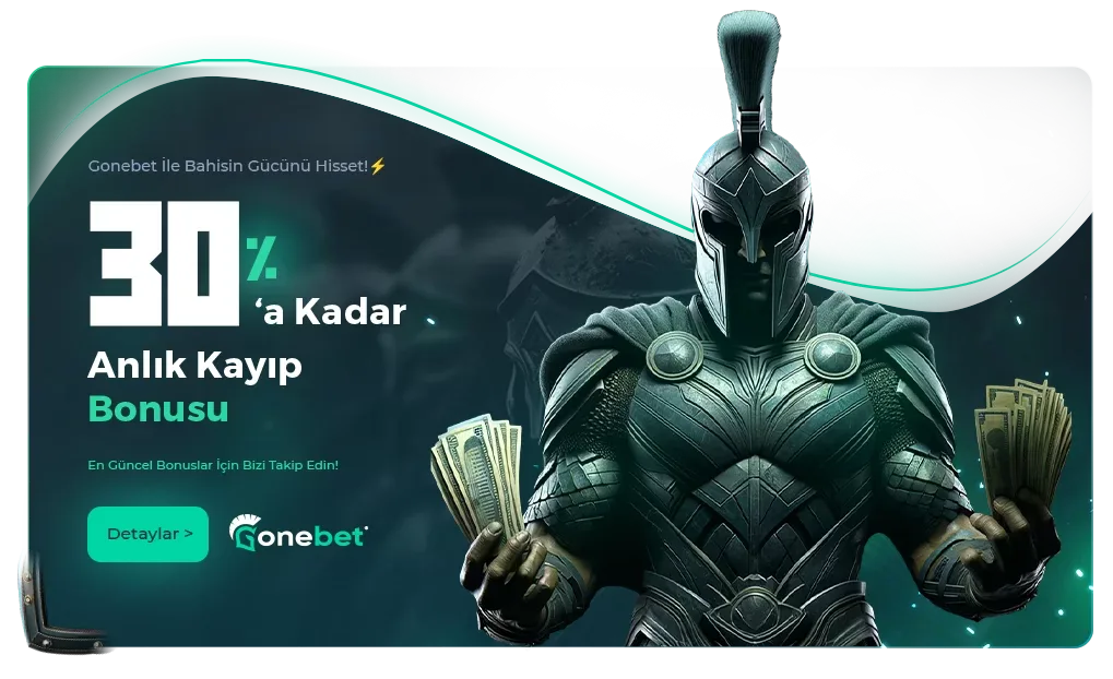 %30 'a kadar anlık kayıp bonusu!