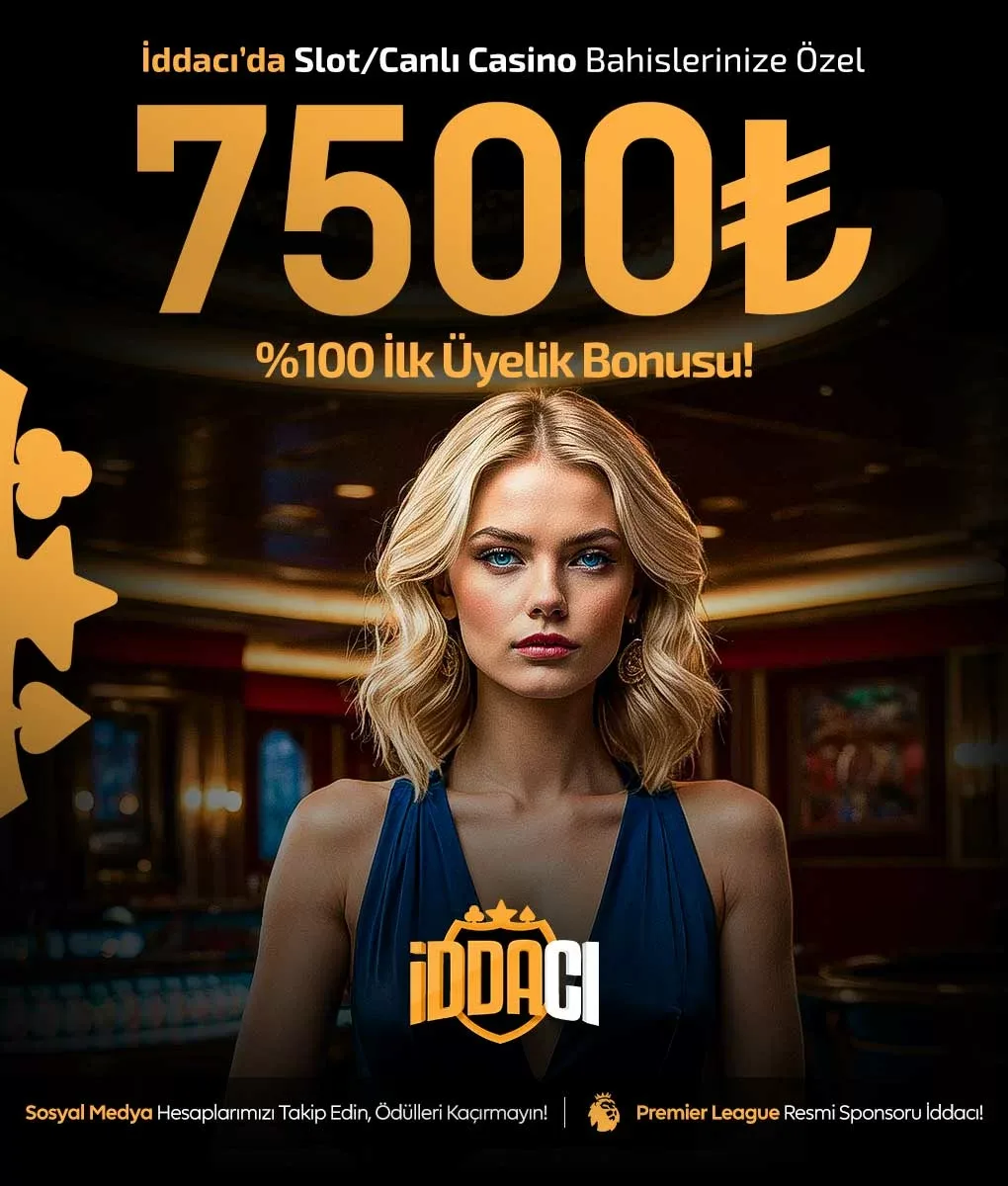 %100 casıno ilk üyelık promosyonu