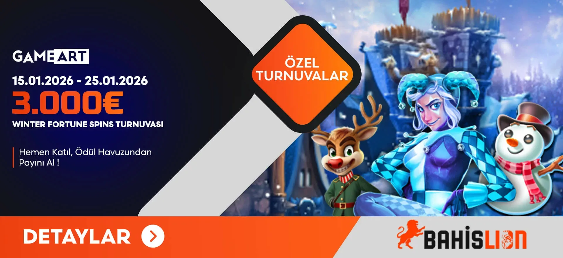 Winter fortune spins turnuvası