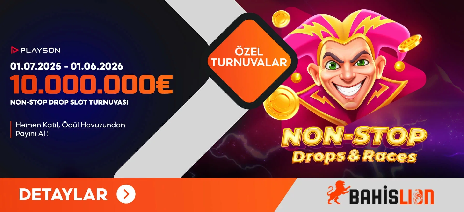 Playson non-stop slot turunuvası