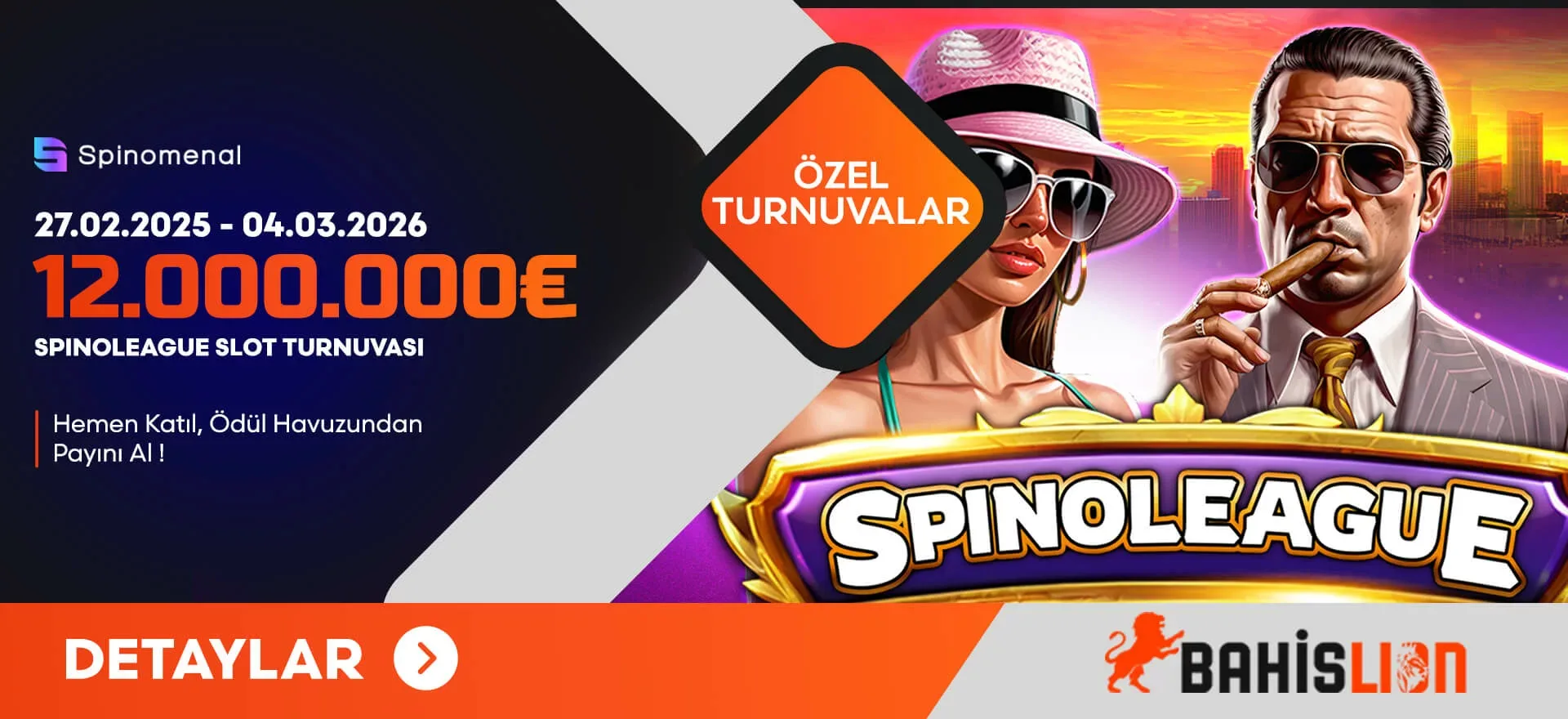 Spinomenal ' spinoleague' slot turnuvası