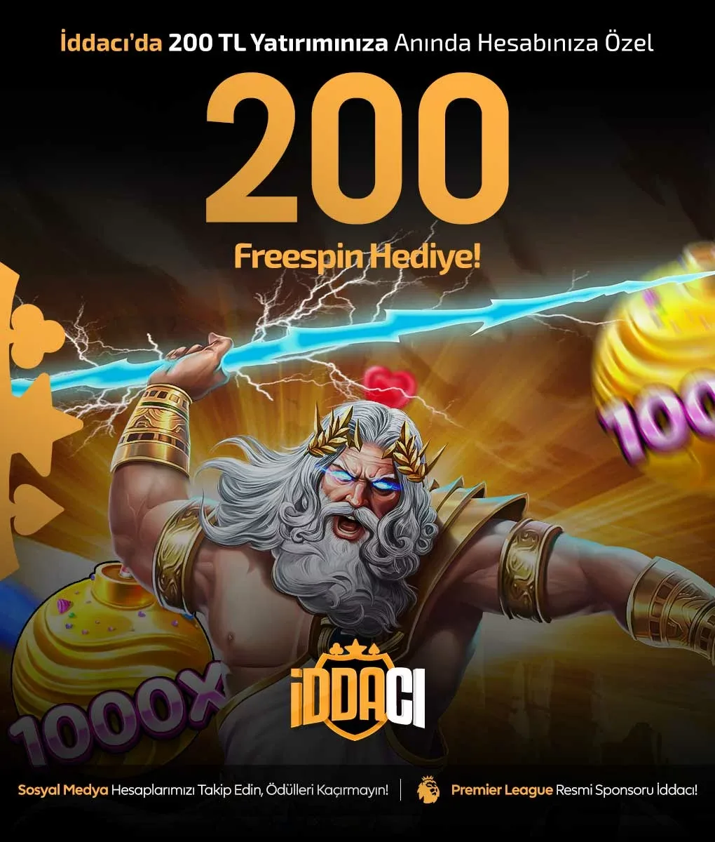 200 tl'ye 200 freespın promosyonu