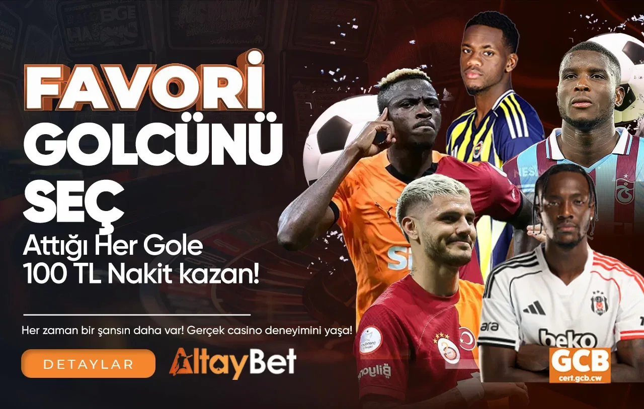 Favori golcünle kazan