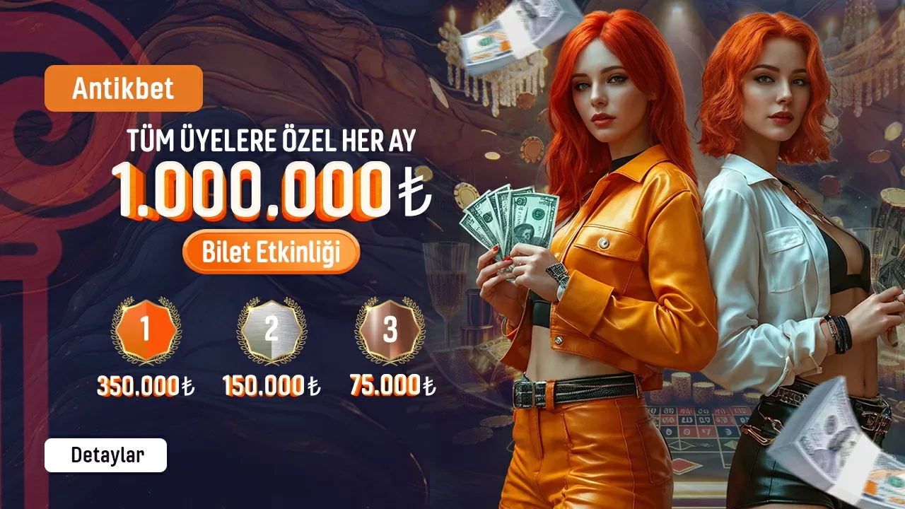 Her ay 1.000.000 tl bilet etkinliği