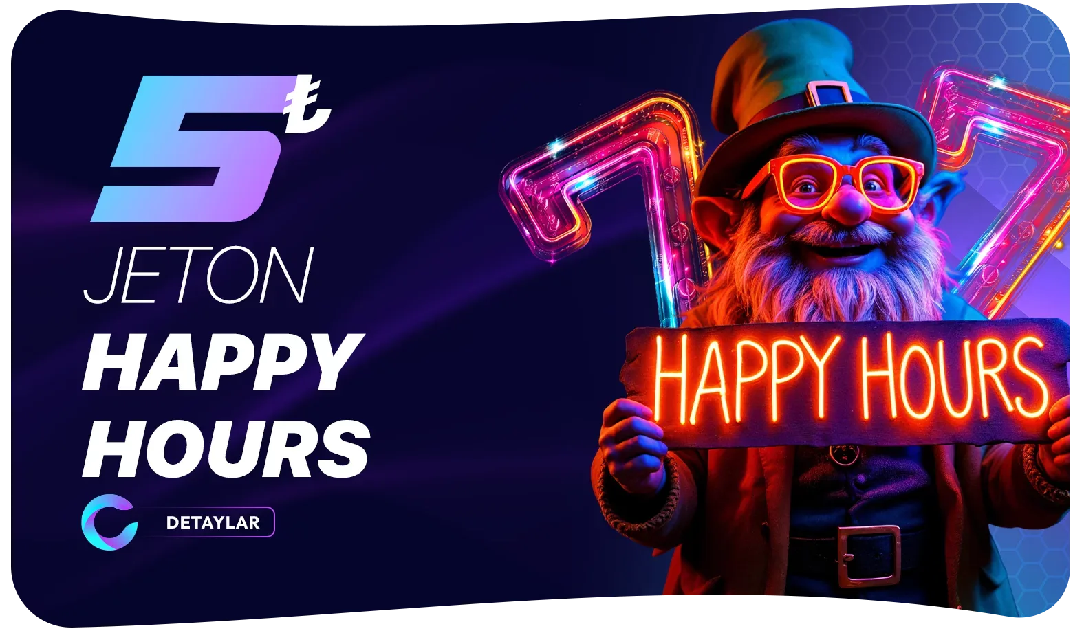 5₺ jeton happy hours