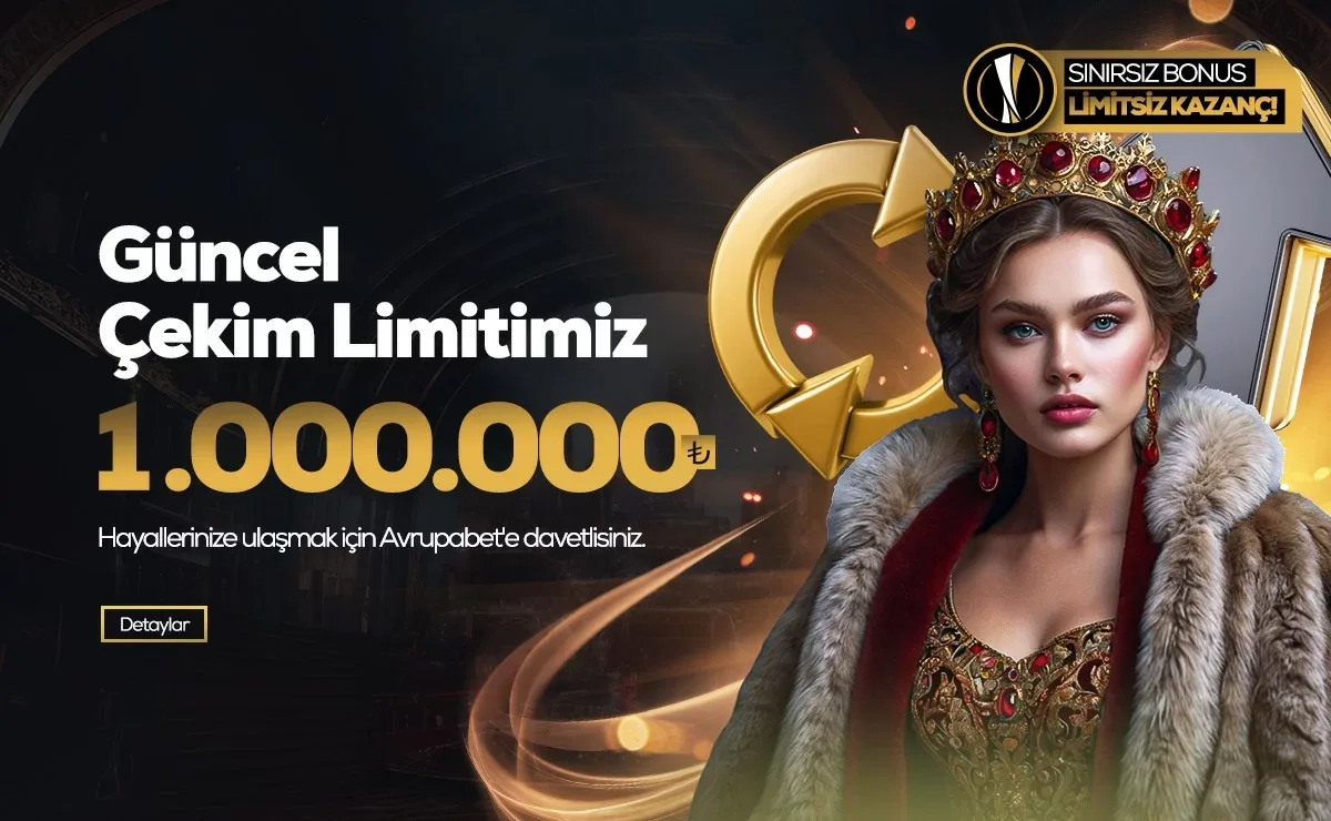 Günlük 1.000.000 tl çekim limiti!