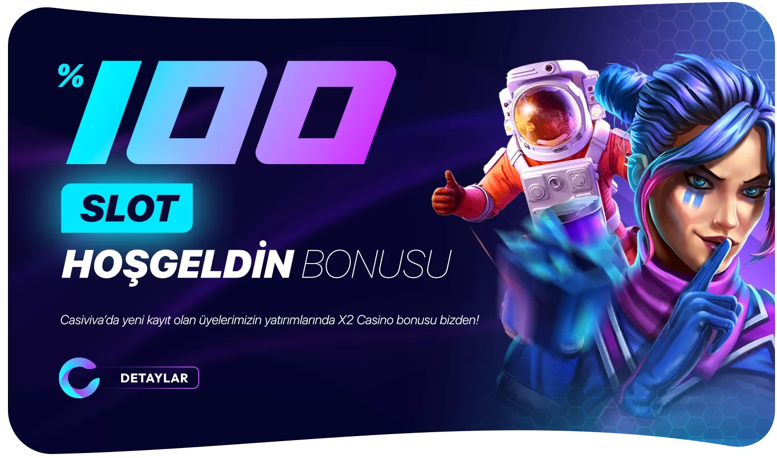 %100 hoşgeldın slot bonusu