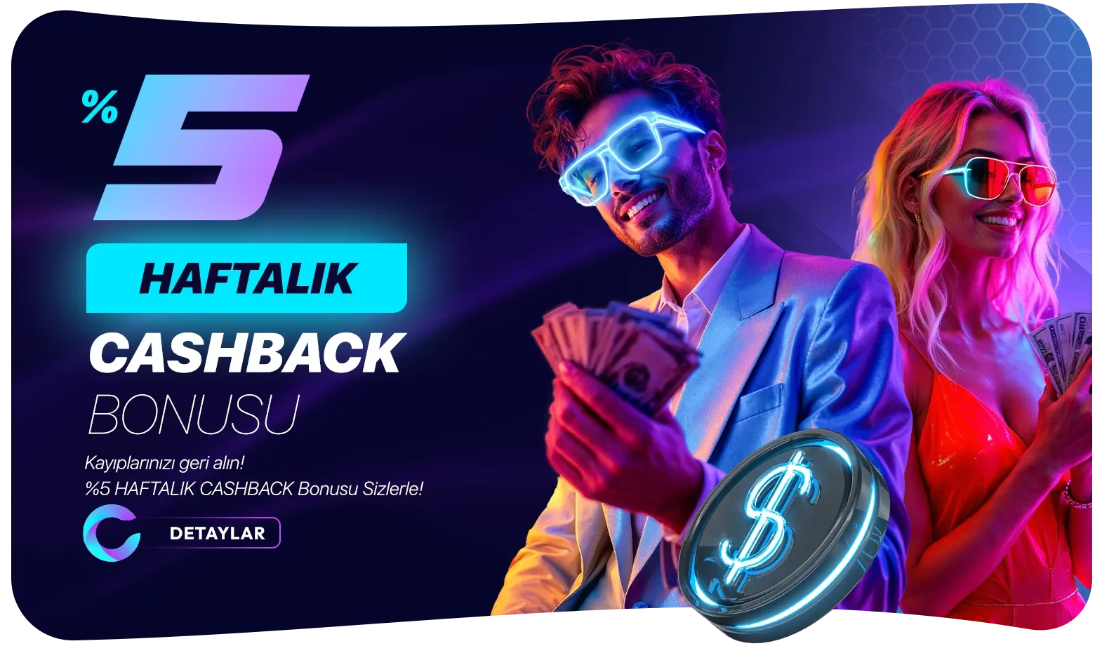%5 haftalık cashback