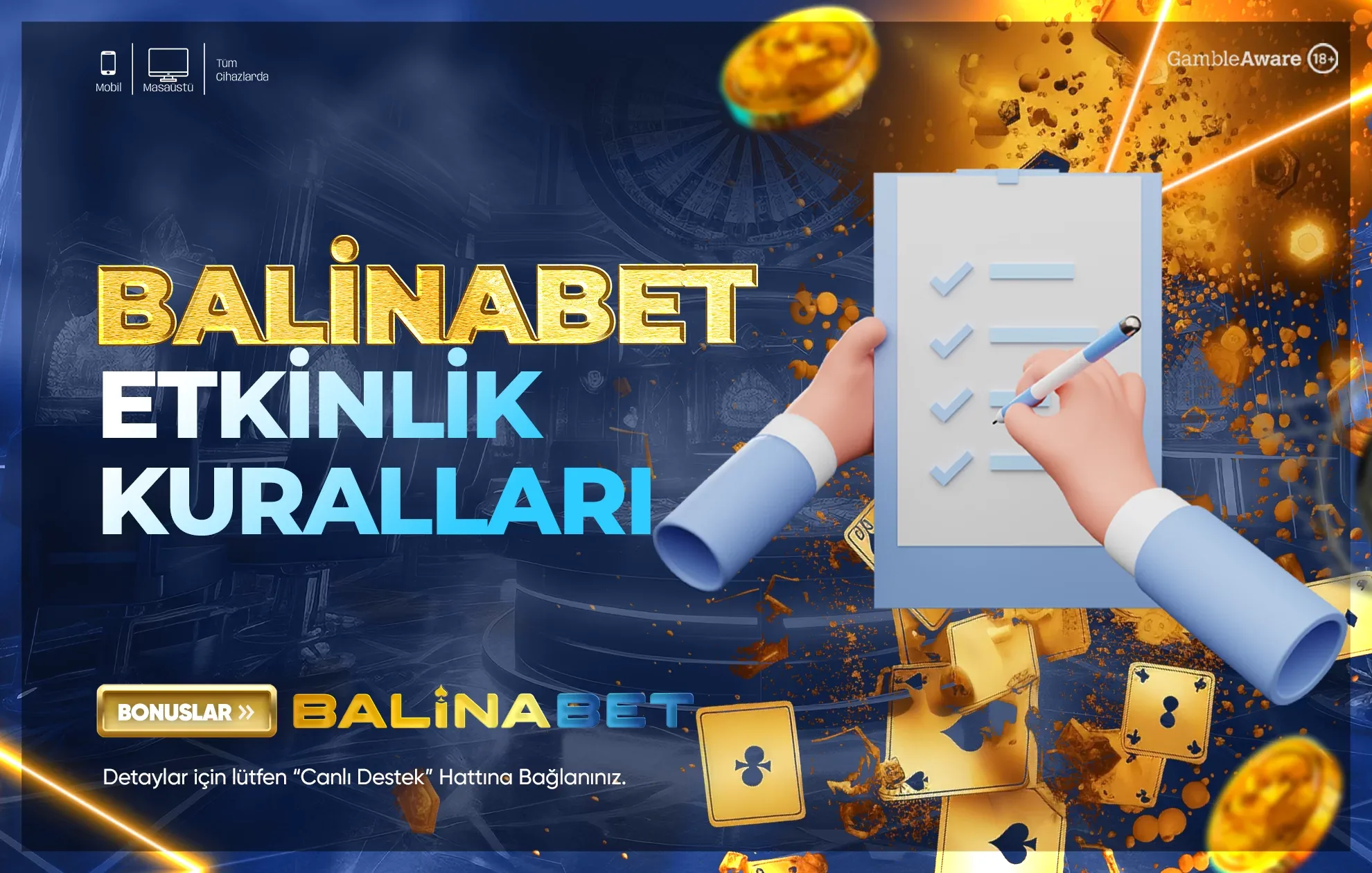 Balinabet etkinlik kuralları
