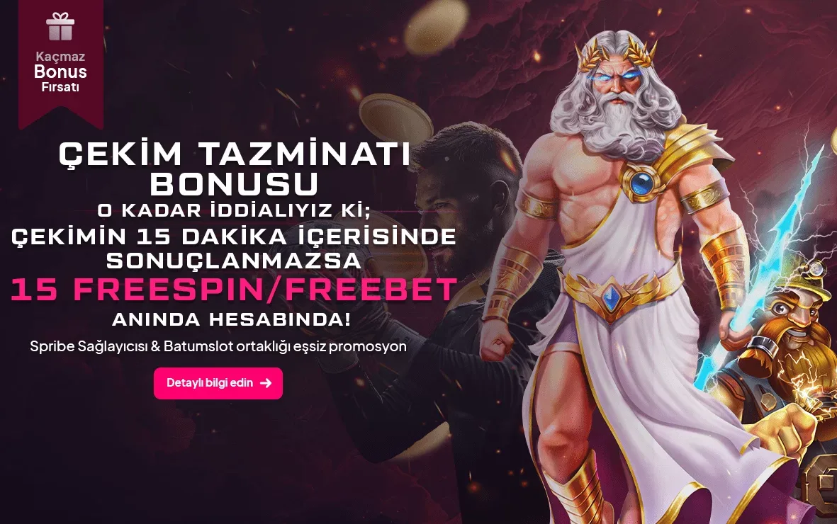 Çekim tazminatı!