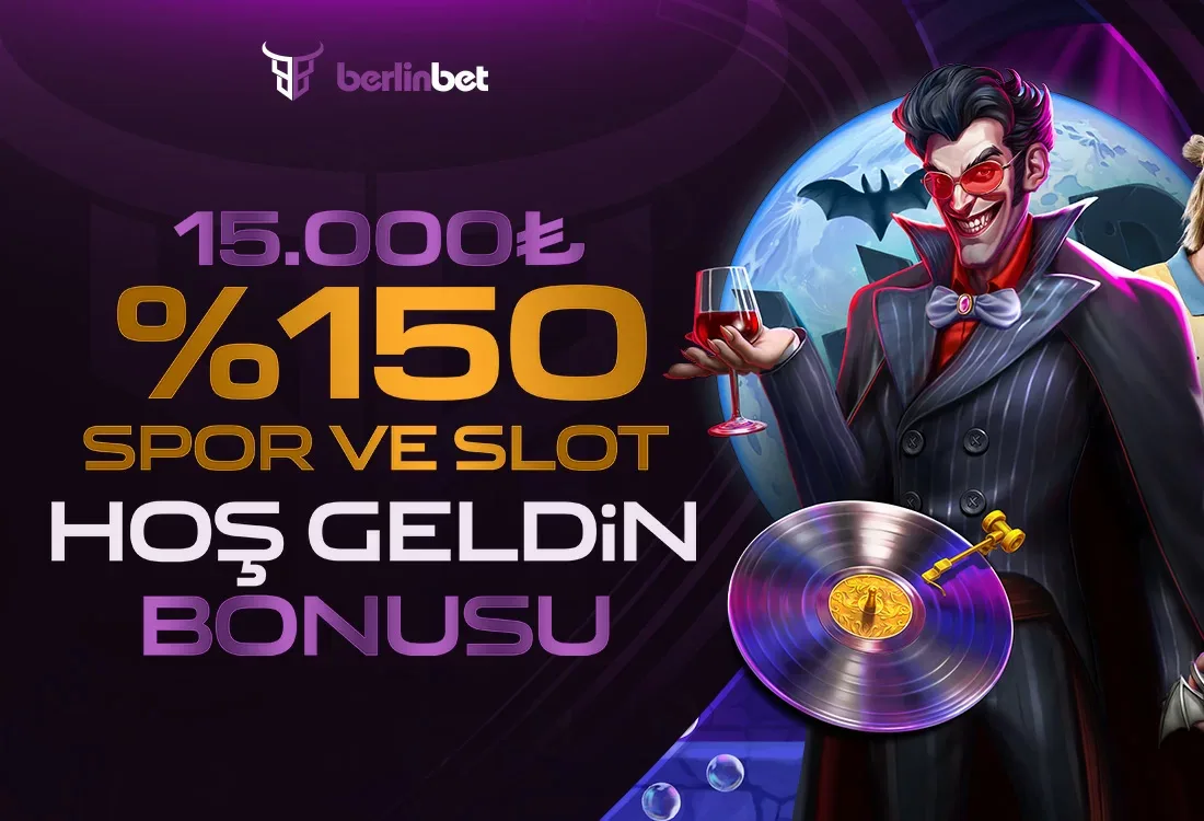 15.000tl değerinde %150 hoşgeldin bonusu