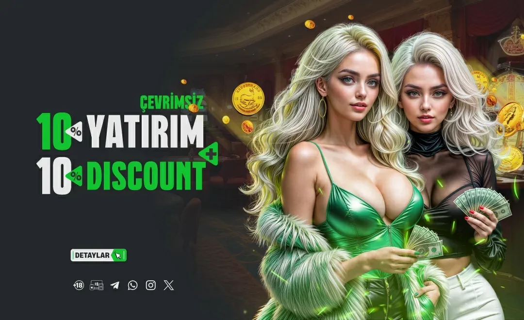 Çevrimsiz %10 yatırım + %10 discount
