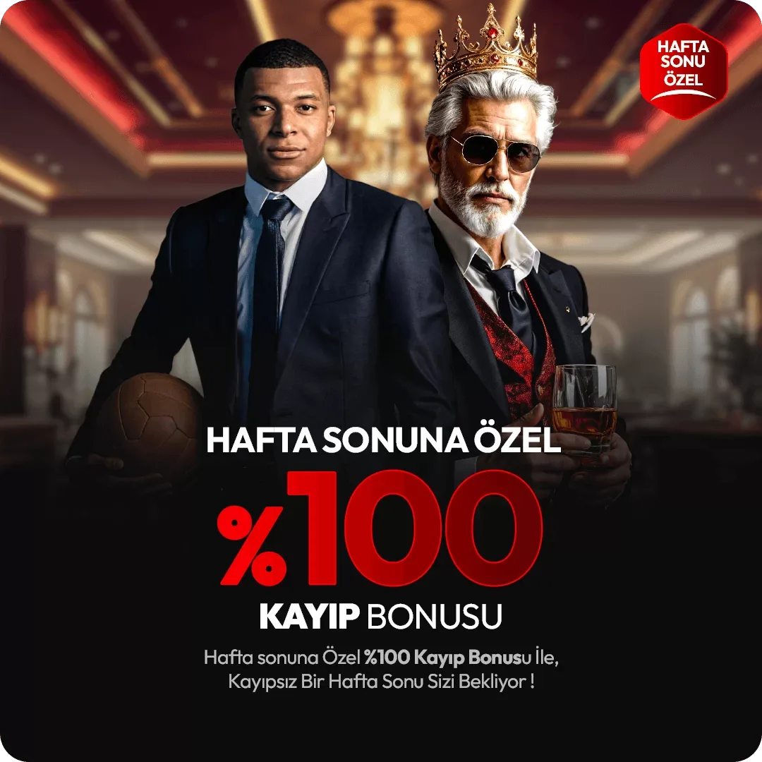Hafta sonu özel %100 kayıp bonusu!