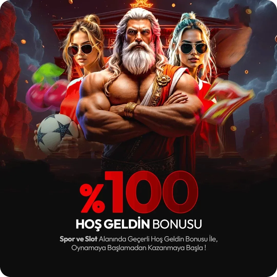 %100 spor / slot hoş geldın bonusu