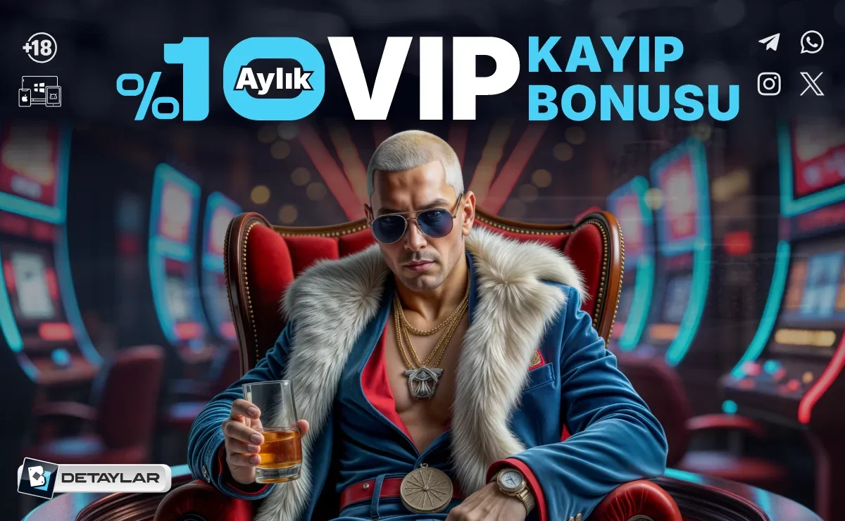 Aylık %10 vip kayıp bonusu