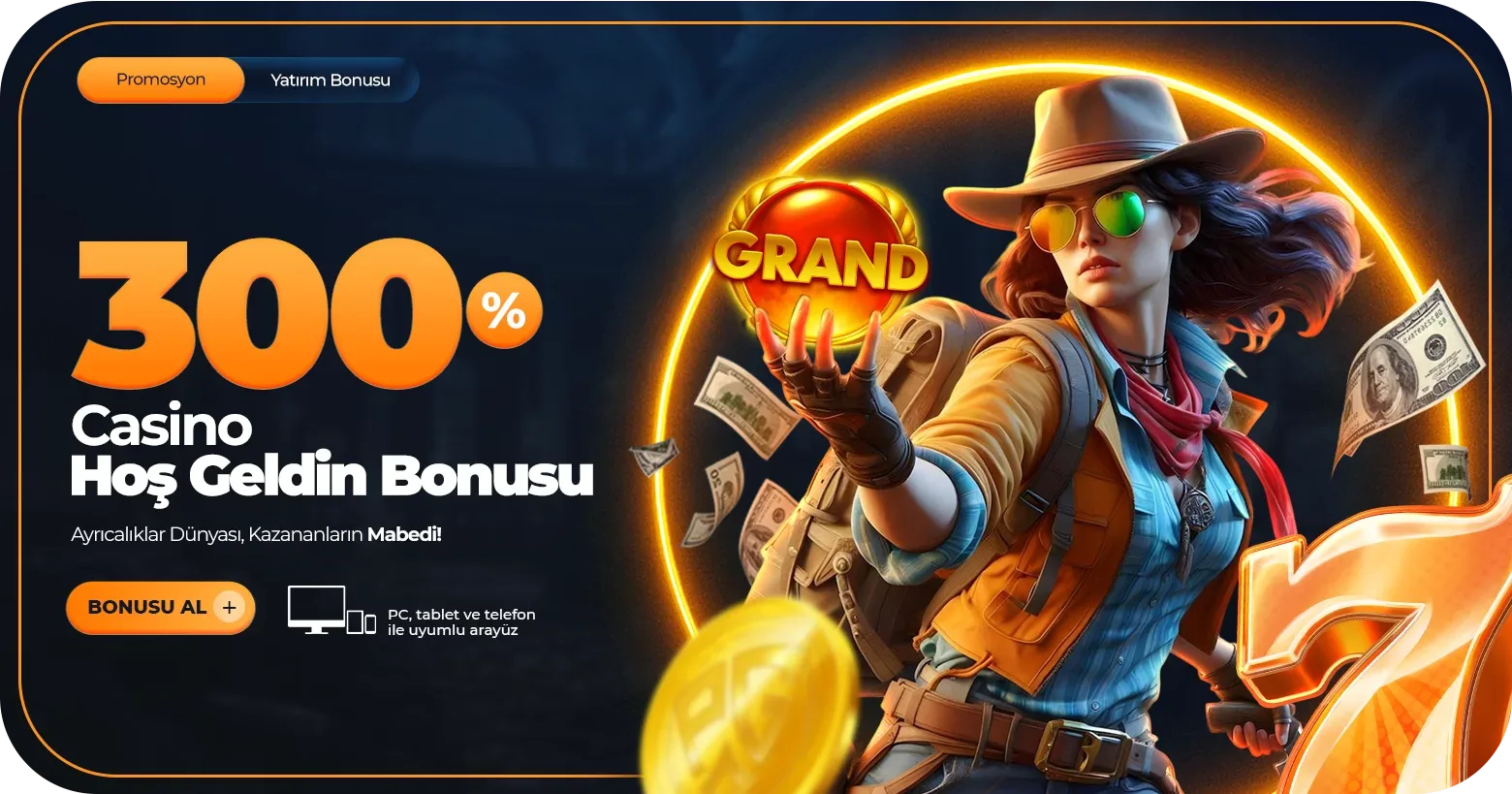 %300 casino hoşgeldin bonusu