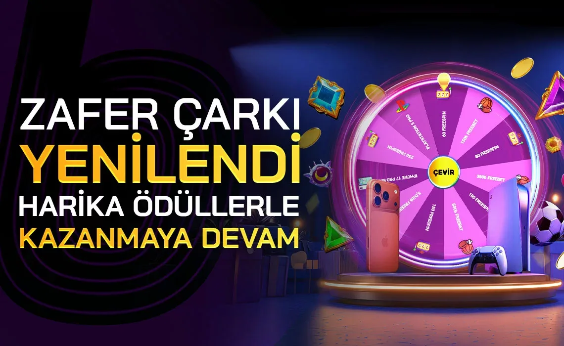 Zafer çarkı'nda yeni dönem!
