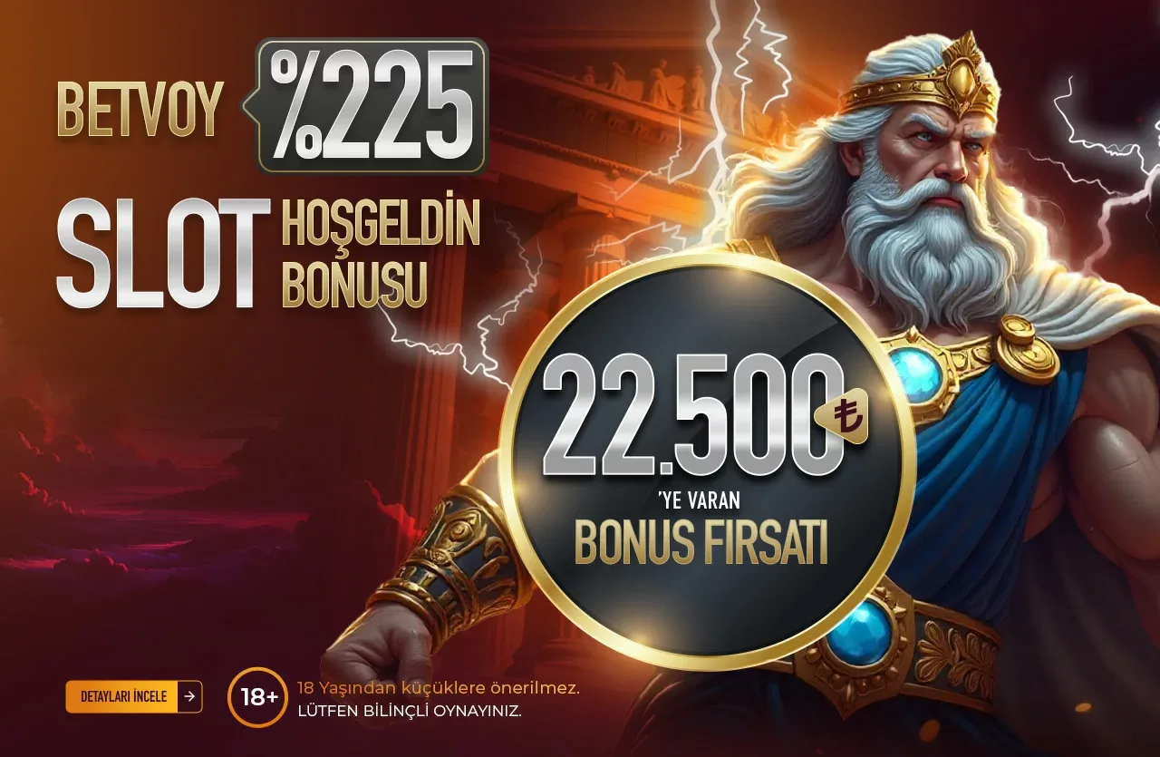 Slot hoş geldin bonusu %225