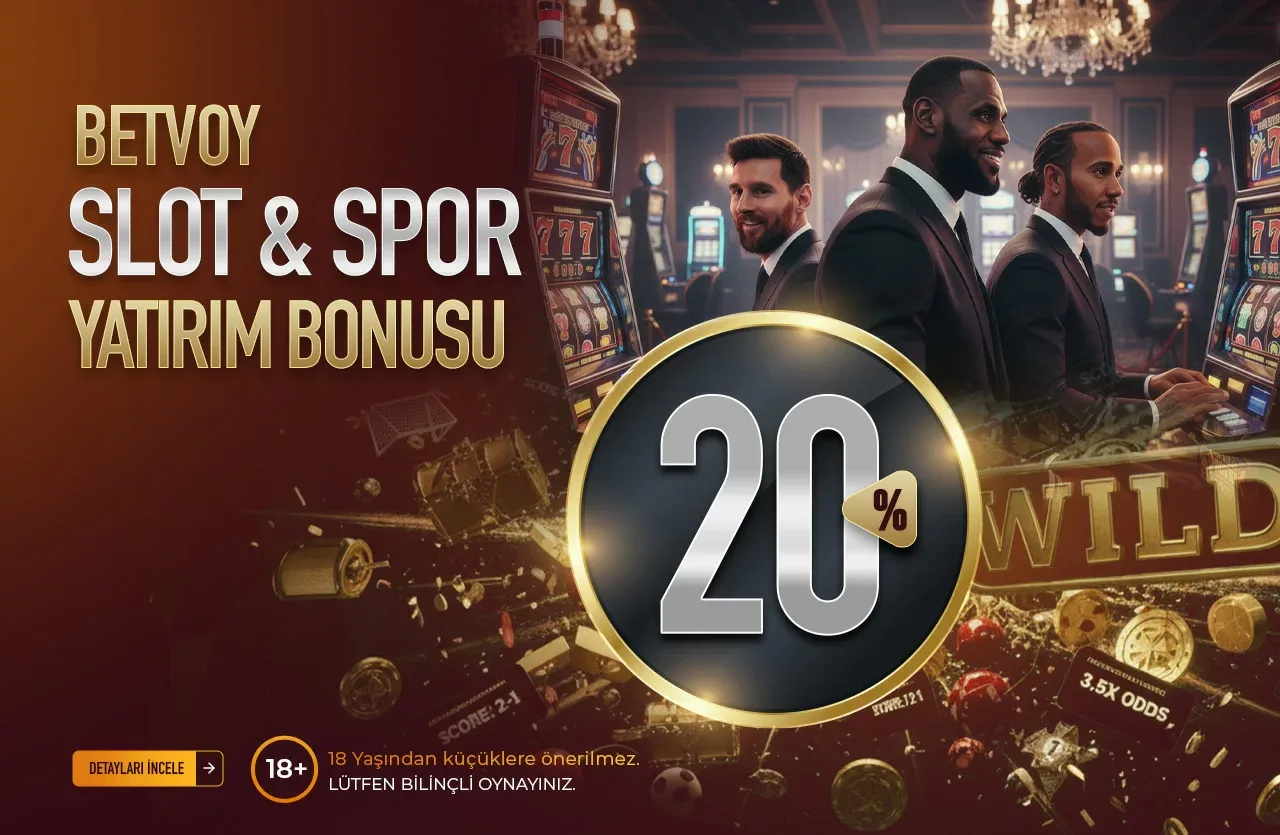 %20 slot & spor yatırım bonusu