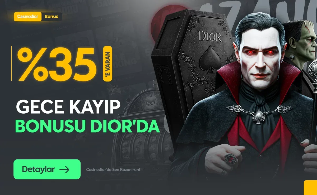 %35 gece kayıp bonusu