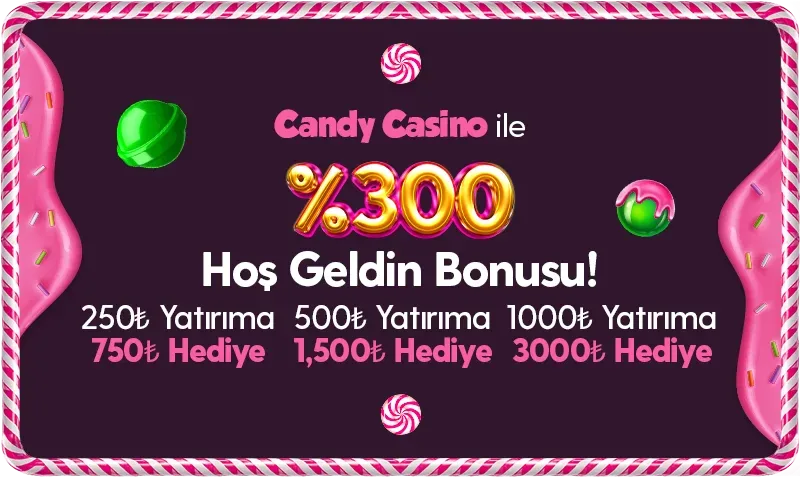 %300 slot hoş geldin bonusu