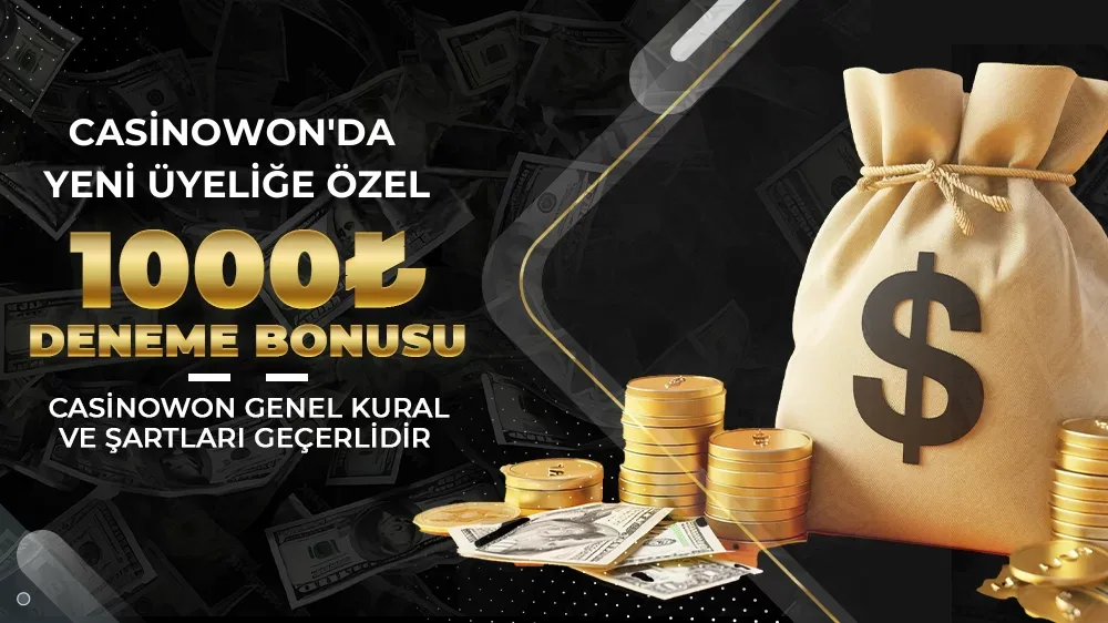 Yeni üyeliğe özel yatırım şartsız 1000 freebet / 250 freespin !