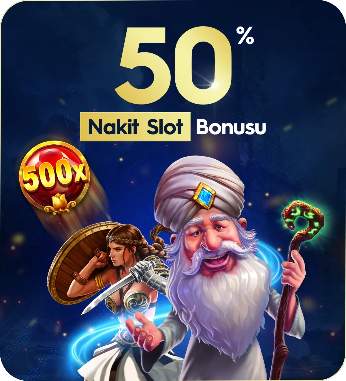 %50 nakit slot