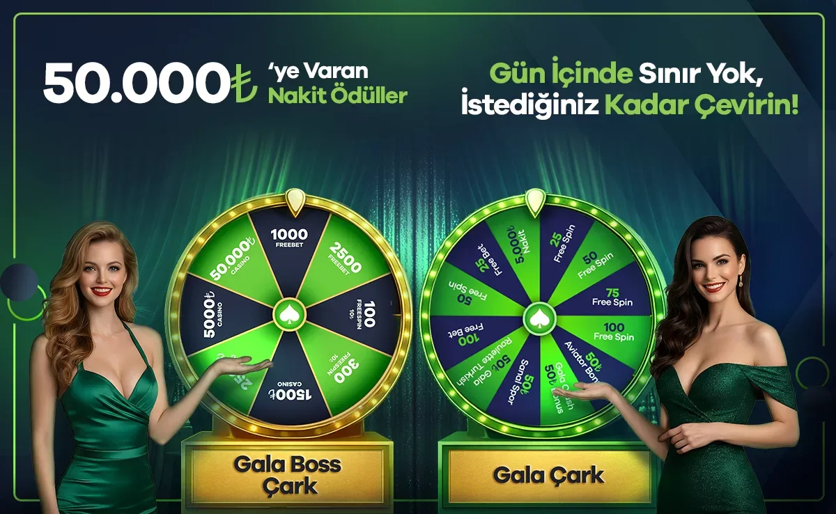 Avantajlı gala çarkları!
