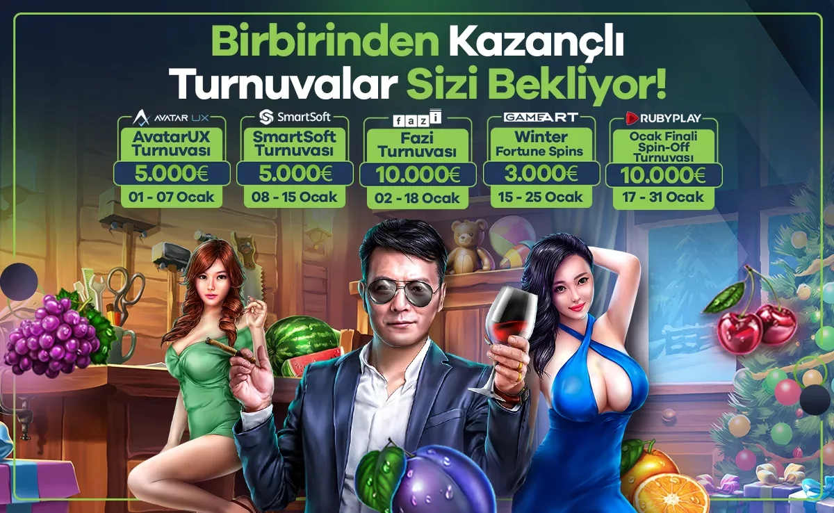 Birbirinden kazançlı turnuvalar