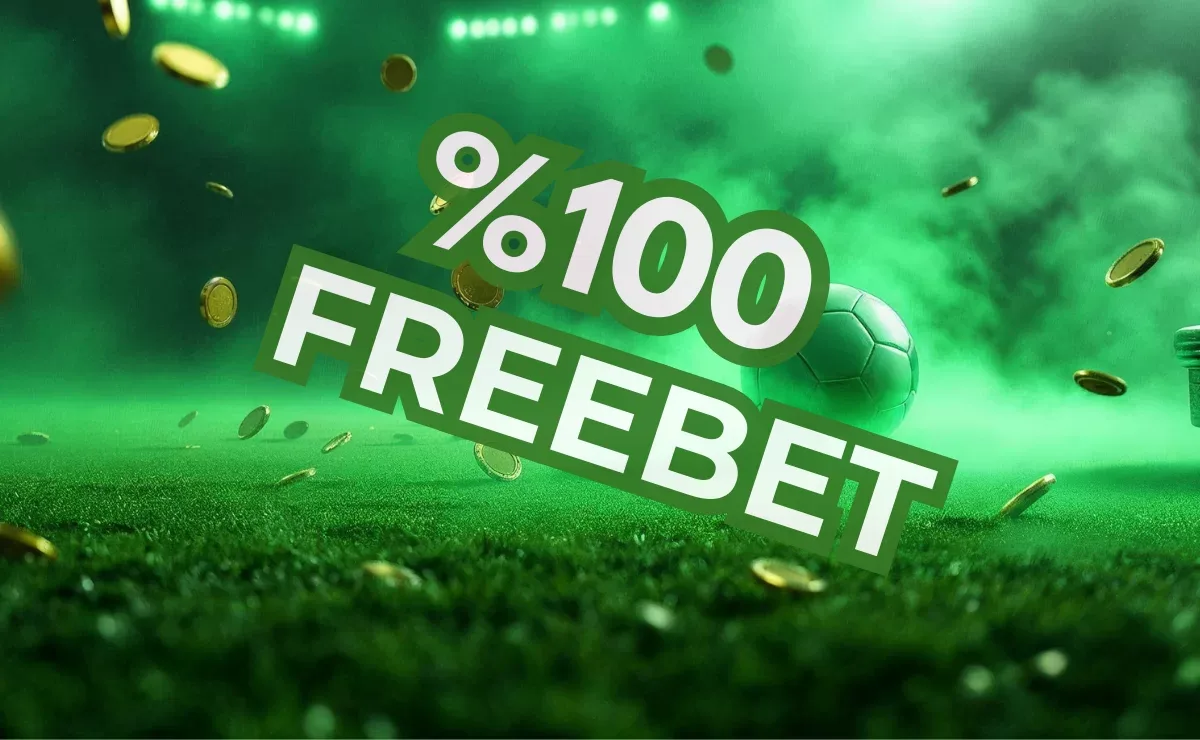 Tüm promosyonlara ek %100 çevrimsiz free bet