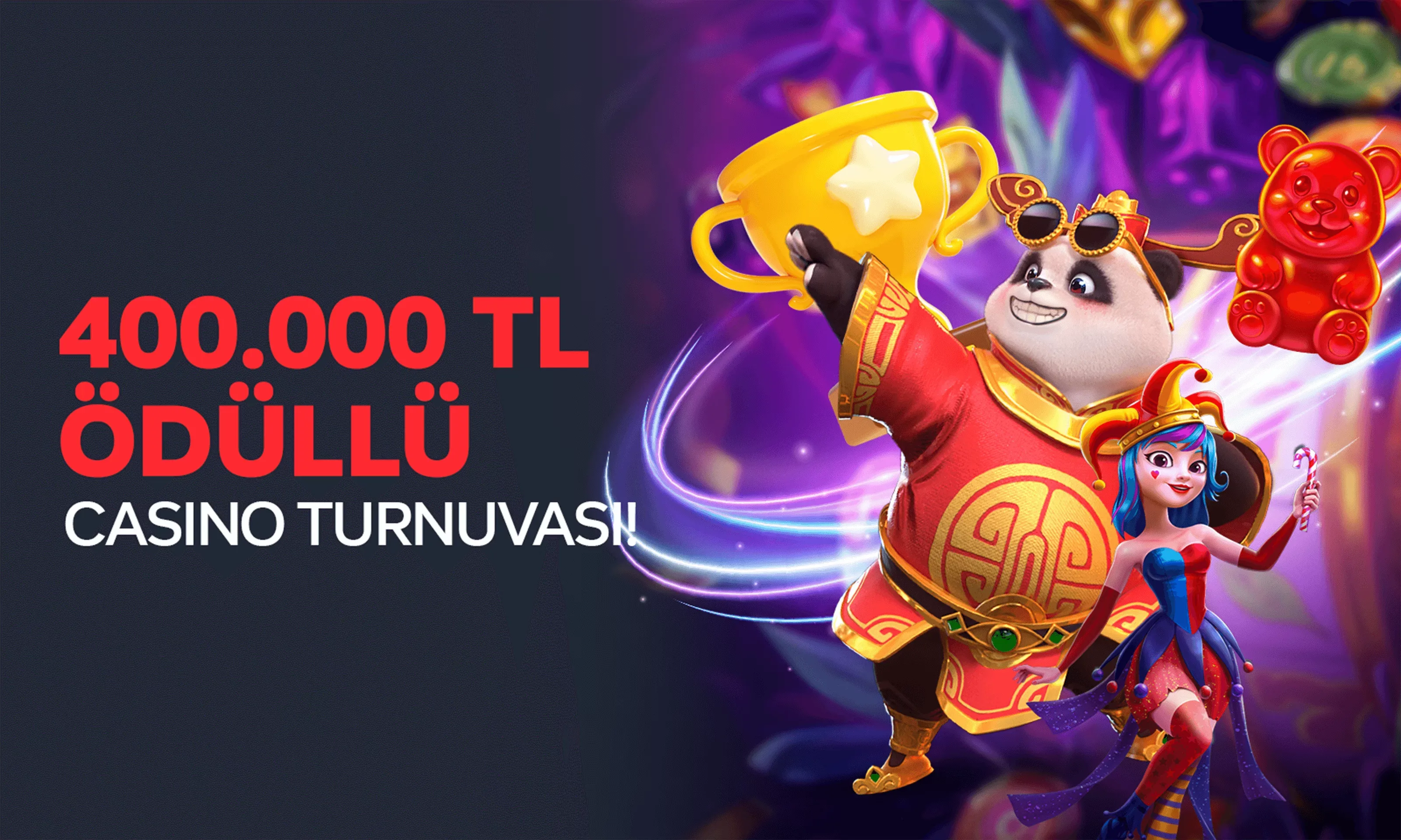 Casino slot turnuvası 400.000 tl