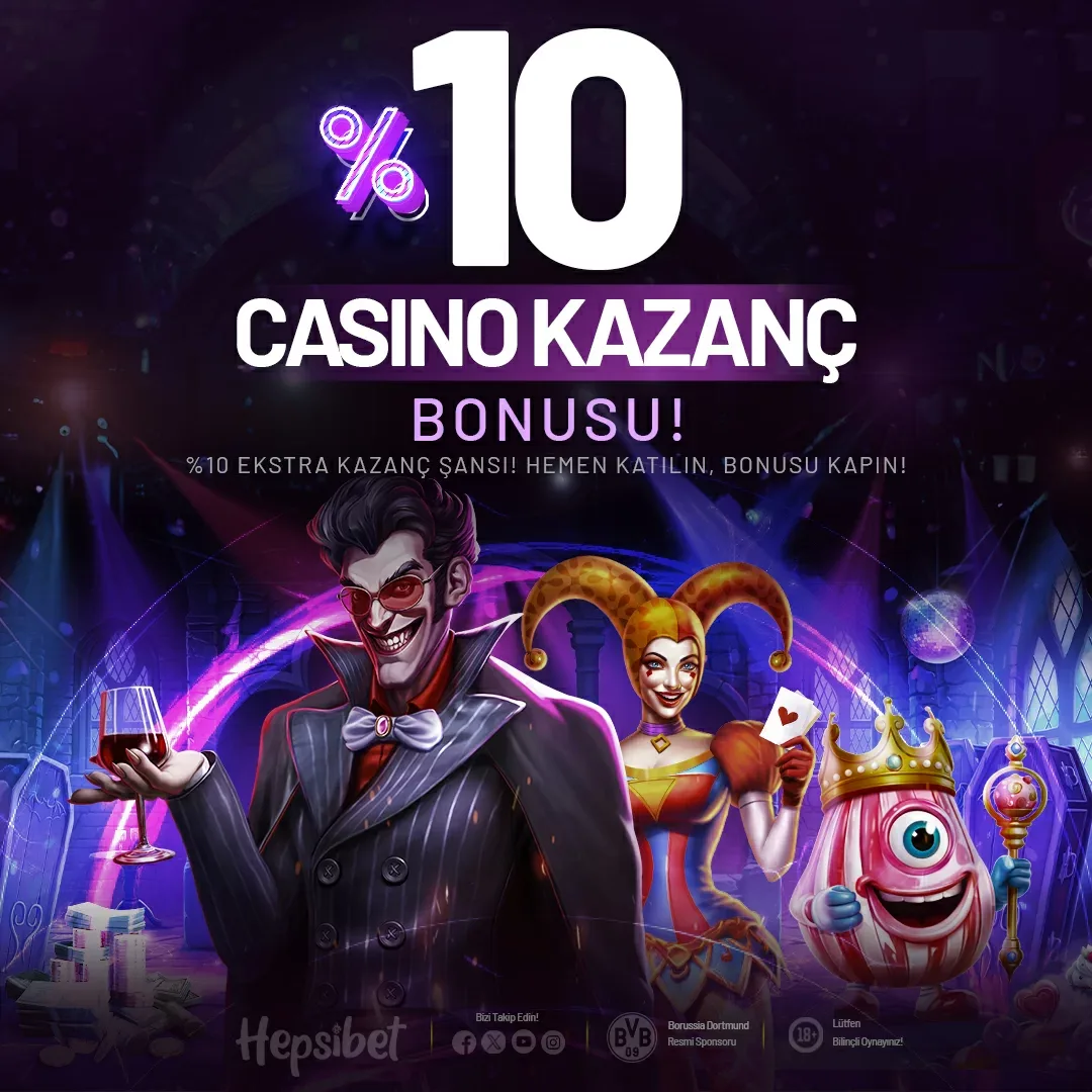 %10 kazanç bonusu