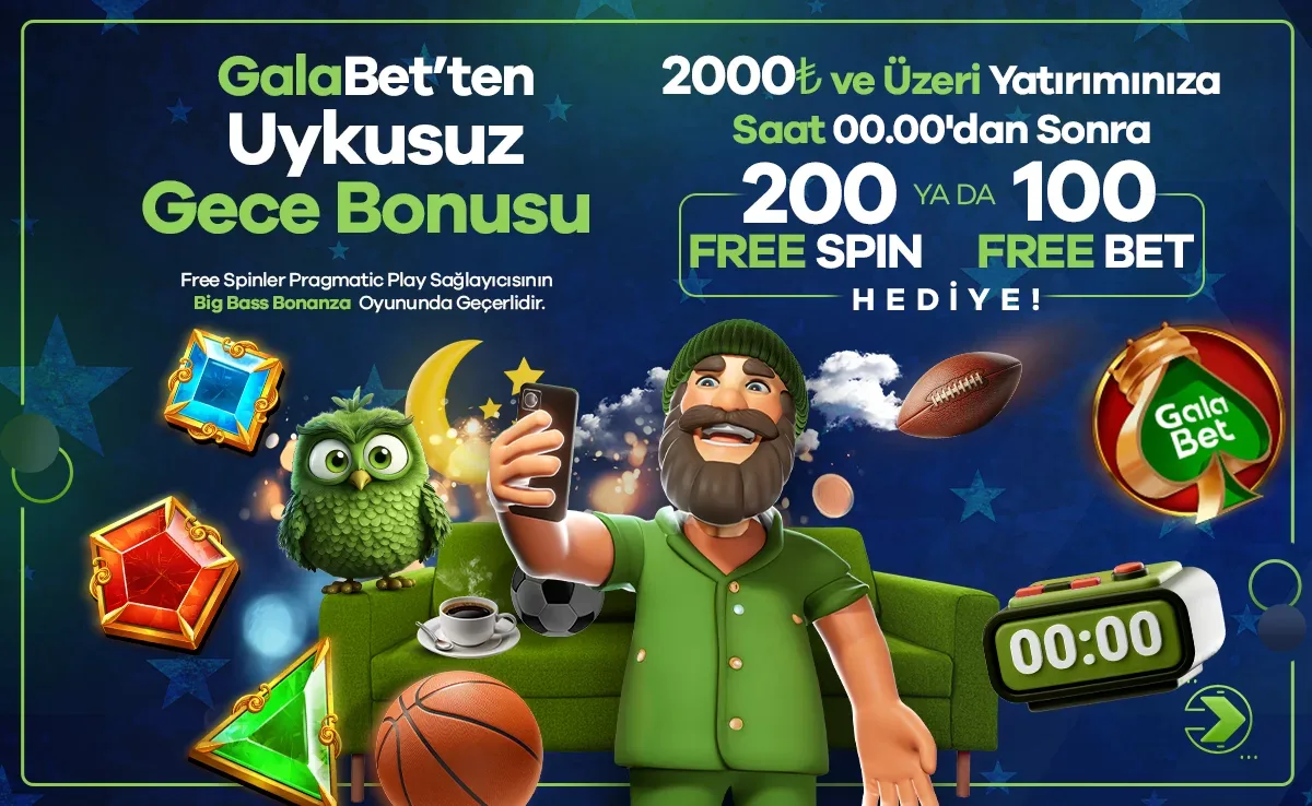 Galabet’ten uykusuz gece bonusu