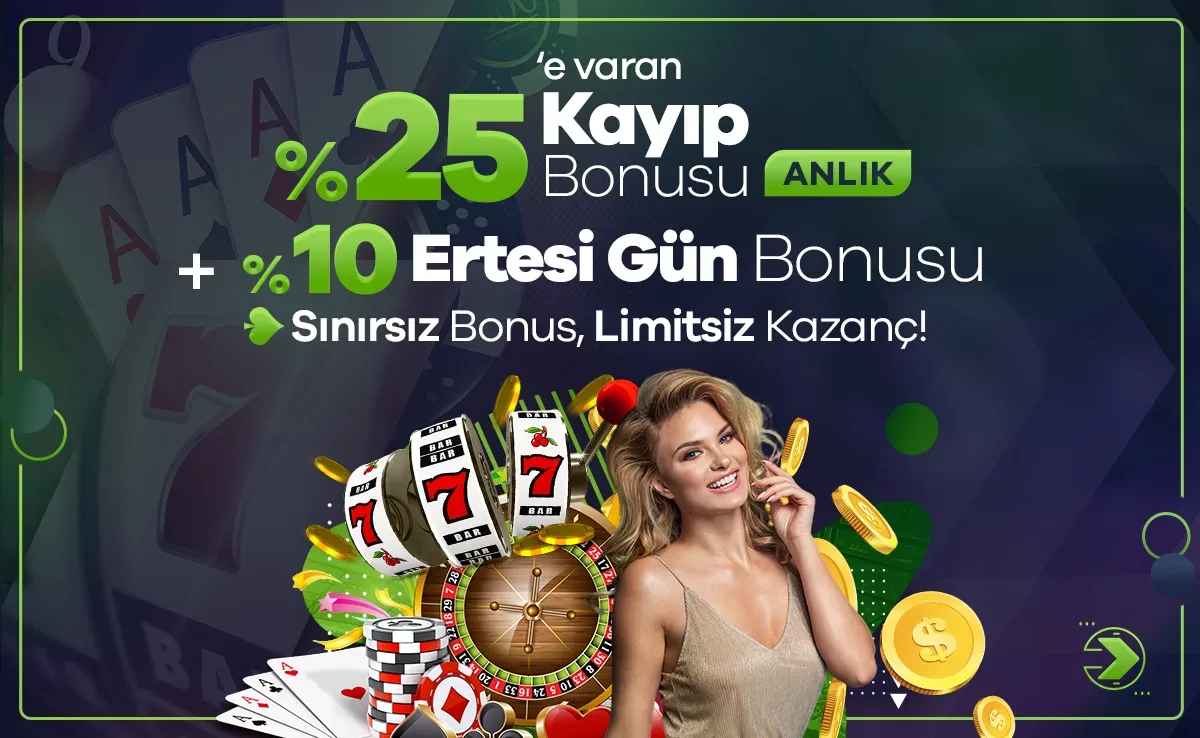 %25'e varan casino kayıp bonusu!