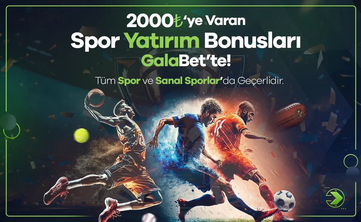 Spor çevrimli yatırım bonusu!