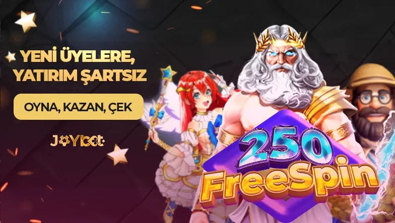 Yenı üyelere 250 freespın